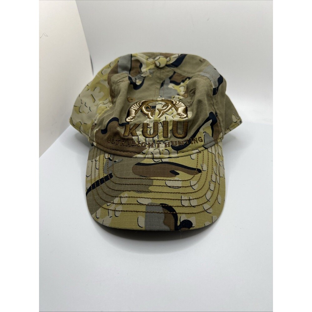 KUIU Ultralight Hunting Baseball Hat Camo Embroidered Adjustable Strap Sz Youth